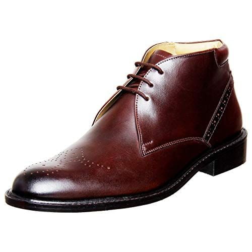 New Men Smart Brogues Stunning Lace Up Ankle Outdoor Formal Chukka Boots